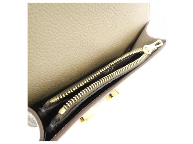 Portafoglio Hermès Constance Slim Bicolor Marrone Multicolore - vista 5