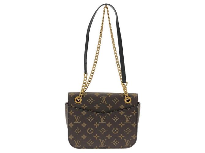 Borsa a Spalla Louis Vuitton Monogram Passy Marrone - vista 2