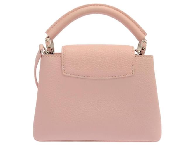 Borsa Louis Vuitton Capucines MINI Rosa - vista 2