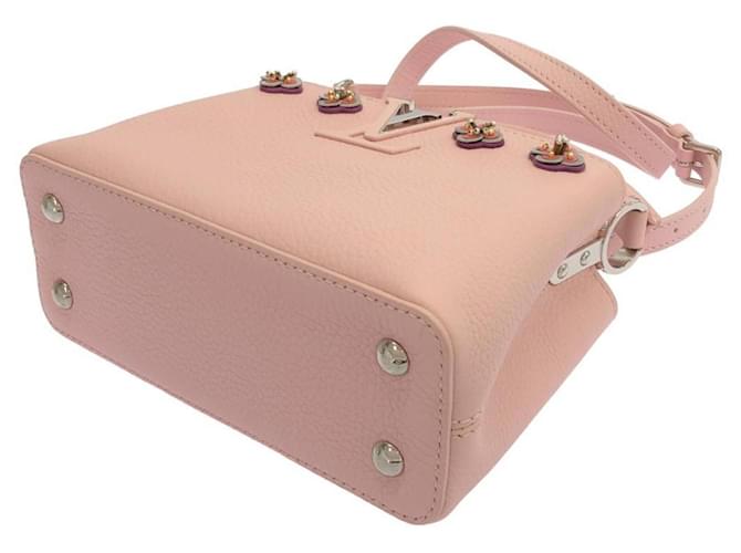 Borsa Louis Vuitton Capucines MINI Rosa - vista 3