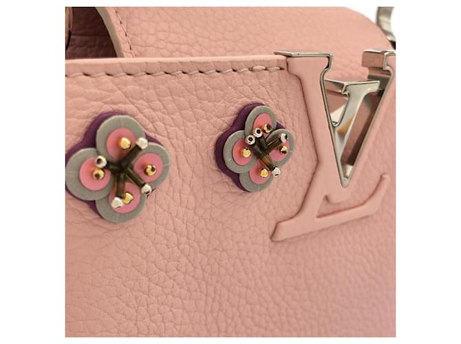 Borsa Louis Vuitton Capucines MINI Rosa - vista 4