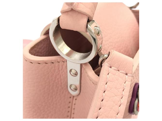 Borsa Louis Vuitton Capucines MINI Rosa - vista 5