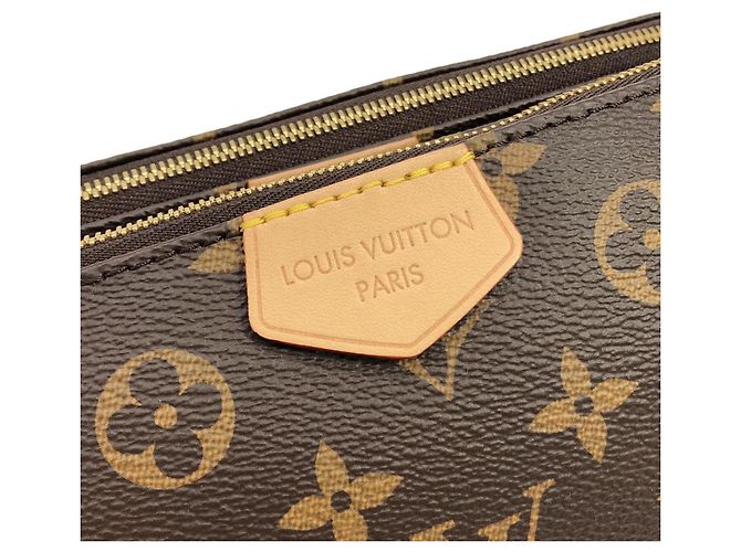 Louis Vuitton Monogram Multi Pochette Accessoires Braun Khaki - Ansicht 4