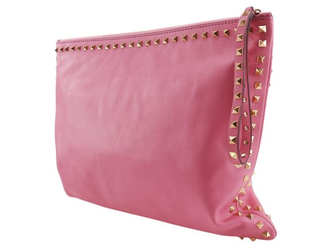 Clutch Valentino Rockstuds Rosa - vista 2