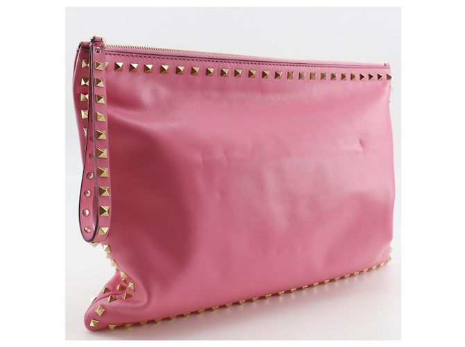 Clutch Valentino Rockstuds Rosa - vista 3