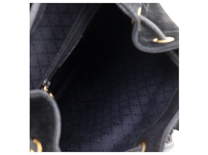 Mochila Gucci Bamboo de ante negro - vista 6