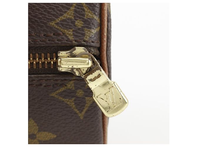 Borsa Louis Vuitton Papillon 26 Marrone Monogramma - vista 11