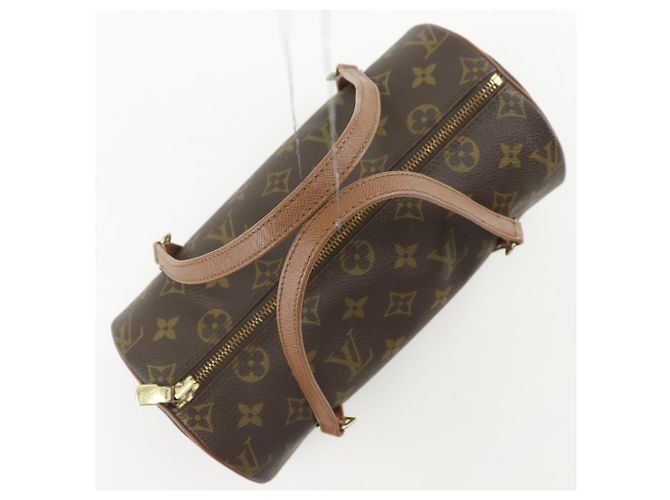 Borsa Louis Vuitton Papillon 26 Marrone Monogramma - vista 5