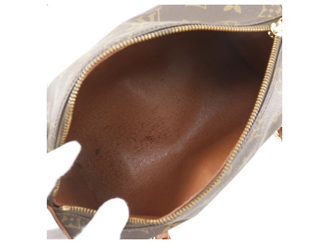 Borsa Louis Vuitton Papillon 26 Marrone Monogramma - vista 6
