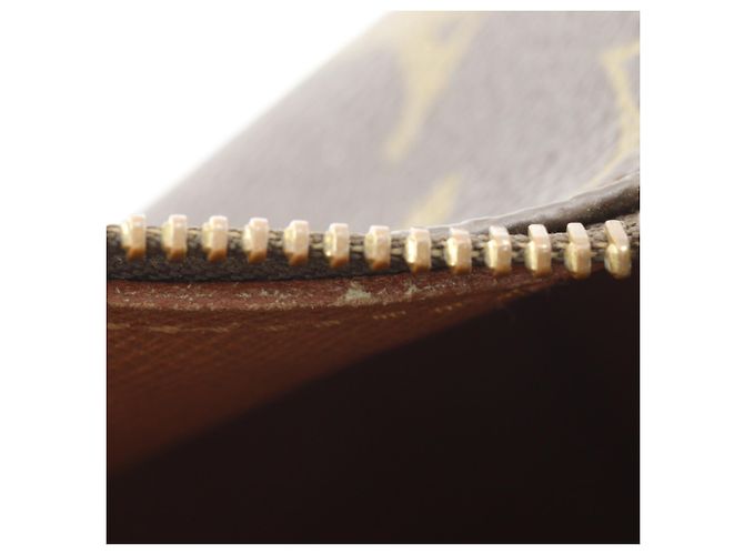 Borsa Louis Vuitton Papillon 26 Marrone Monogramma - vista 8