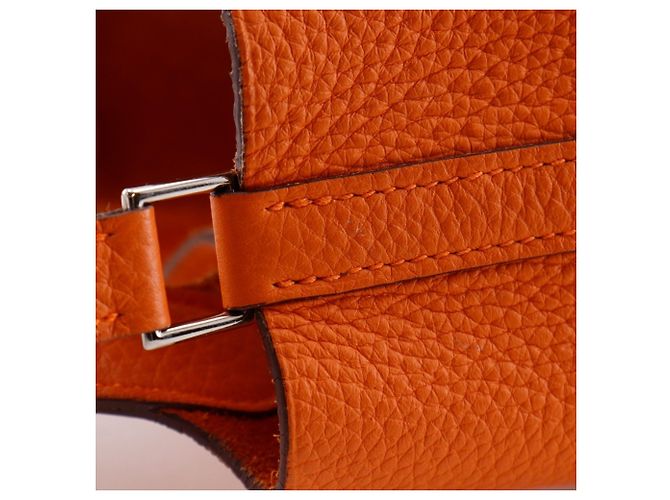 Hermès Hermes Picotin PM Handtasche Orange - Ansicht 12