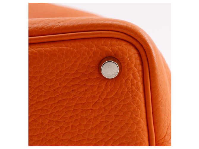 Hermès Hermes Picotin PM Handtasche Orange - Ansicht 14