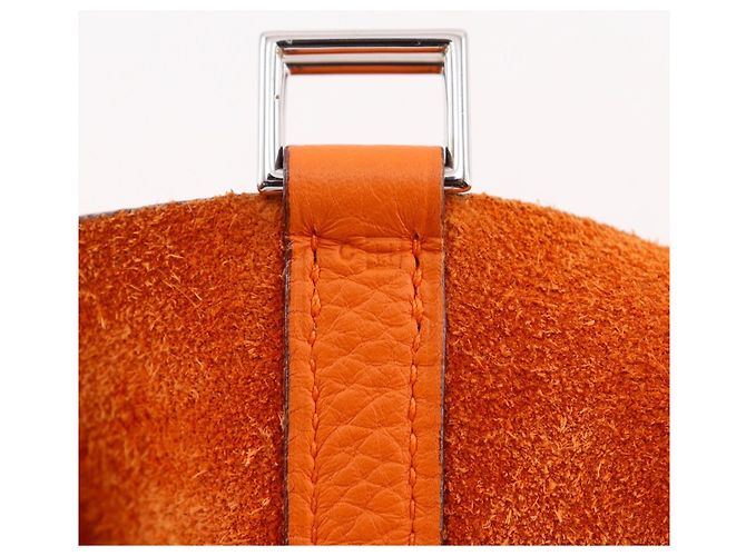Hermès Hermes Picotin PM Handtasche Orange - Ansicht 17