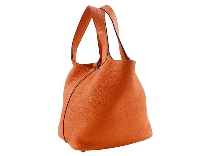 Hermès Hermes Picotin PM Handtasche Orange - Ansicht 3