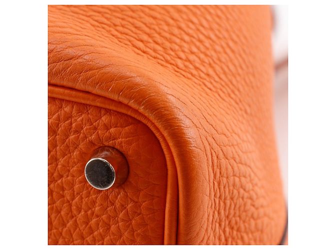 Hermès Hermes Picotin PM Handtasche Orange - Ansicht 8
