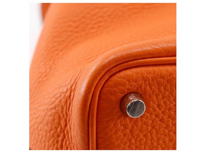 Hermès Hermes Picotin PM Handtasche Orange - Ansicht 9