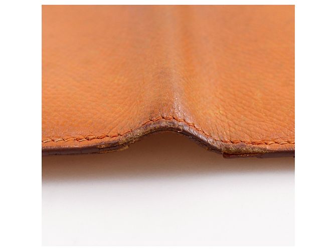 Hermès Bearn Classic Long Wallet aus Epsom-Leder in Orange - Ansicht 14