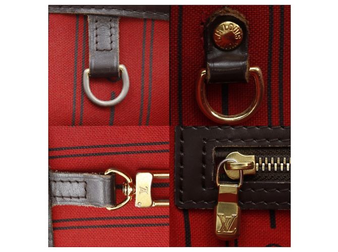 Louis Vuitton Neverfull MM Tote Bag Braun - Ansicht 11