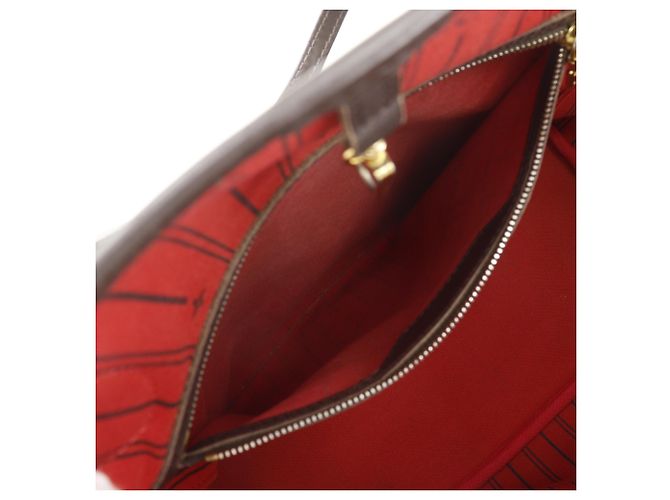 Louis Vuitton Neverfull MM Tote Bag Braun - Ansicht 7