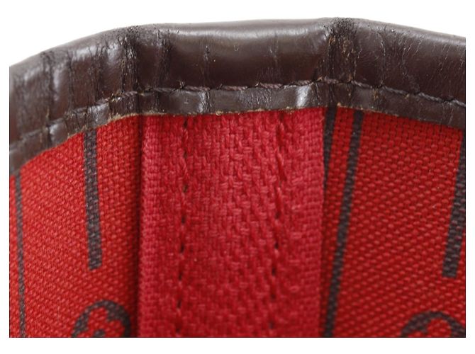 Louis Vuitton Neverfull MM Tote Bag Braun - Ansicht 8