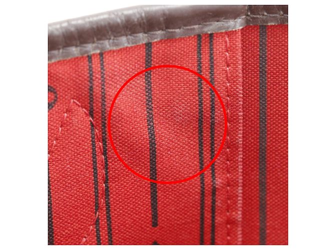 Louis Vuitton Neverfull MM Tote Bag Braun - Ansicht 9