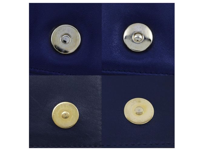 Borsa a tracolla con catena e borchie Valentino Garavani Blu navy - vista 13