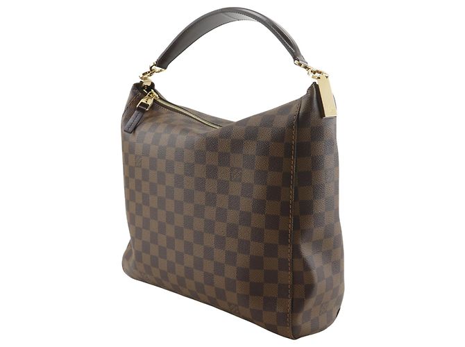 Borsa a Spalla Louis Vuitton Portobello PM Marrone - vista 2