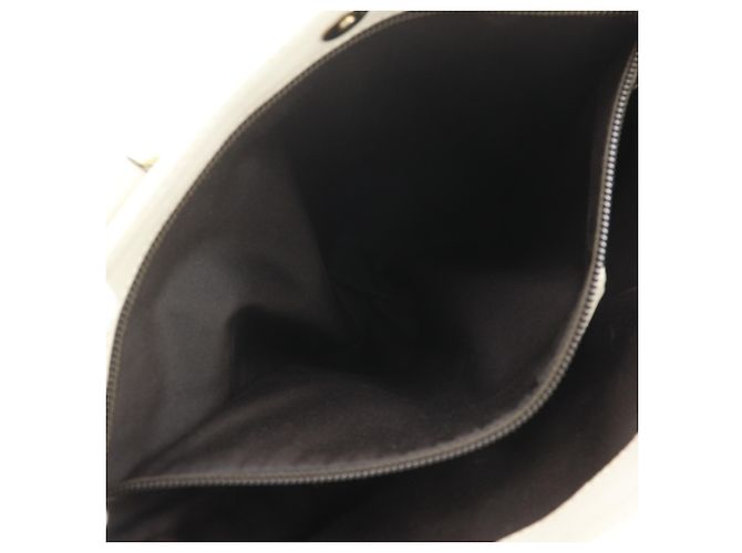 Borsa Tote in pelle off-white Gucci Bianco sporco - vista 7
