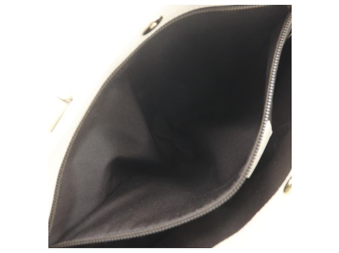 Borsa Tote in pelle off-white Gucci Bianco sporco - vista 8