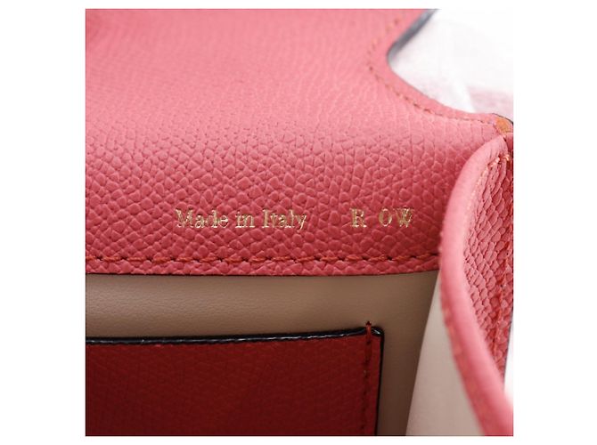 Borsa a tracolla Valextra Noro in pelle piccola Rosa - vista 10