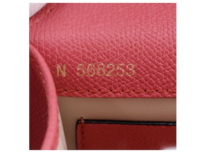 Borsa a tracolla Valextra Noro in pelle piccola Rosa - vista 11