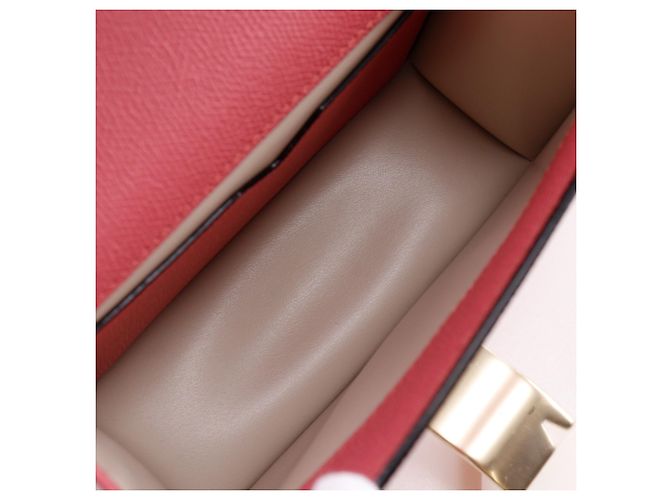 Borsa a tracolla Valextra Noro in pelle piccola Rosa - vista 5