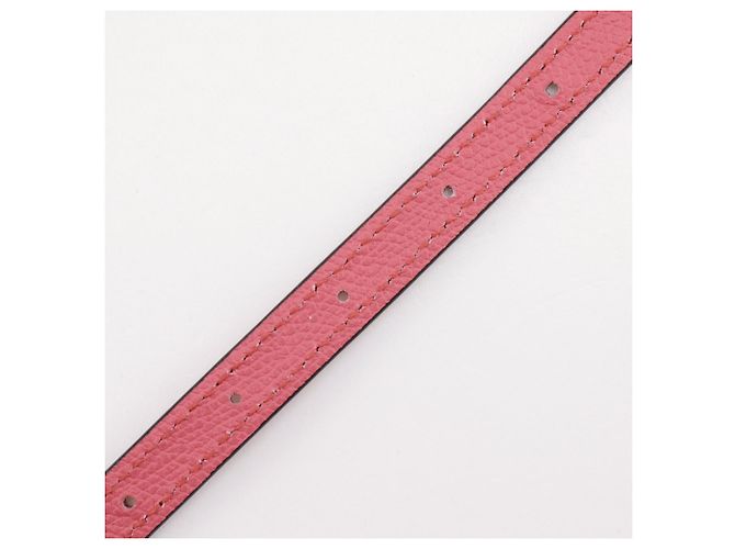 Borsa a tracolla Valextra Noro in pelle piccola Rosa - vista 8