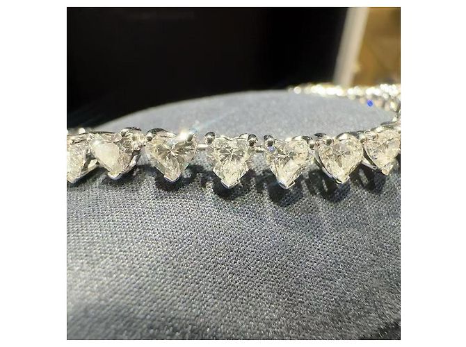 Bracciale De Beers Love Diamond Row in diamanti Argento - vista 5