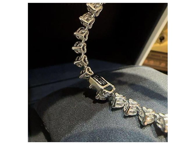Bracciale De Beers Love Diamond Row in diamanti Argento - vista 6