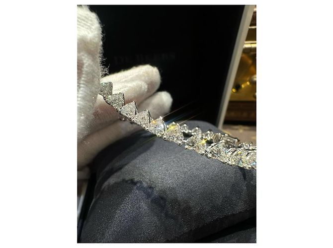 Bracciale De Beers Love Diamond Row in diamanti Argento - vista 7