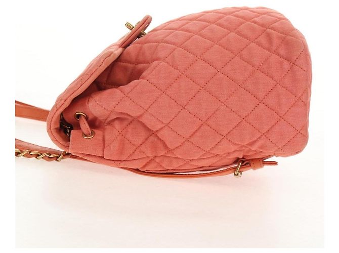 Chanel Vintage Flap Denim Rosa - vista 3