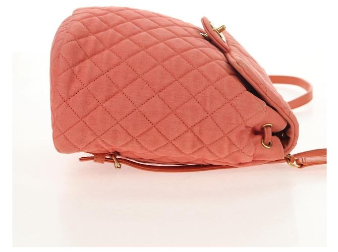 Chanel Vintage Flap Denim Rosa - vista 4