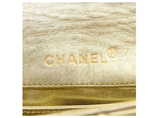 Chanel Vintage CC Chain Flap Quilted Lambskin Mini D'oro - vista 7
