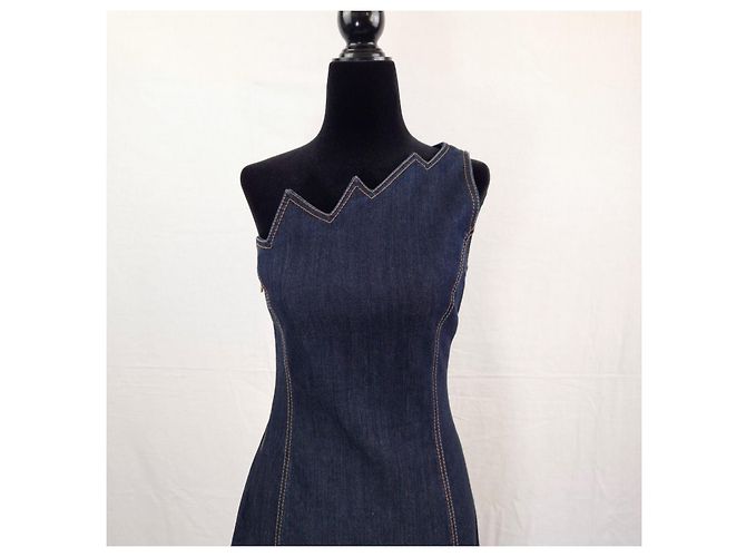 Moschino Cheap and Chic Denimkleid Fiamma - Ansicht 8