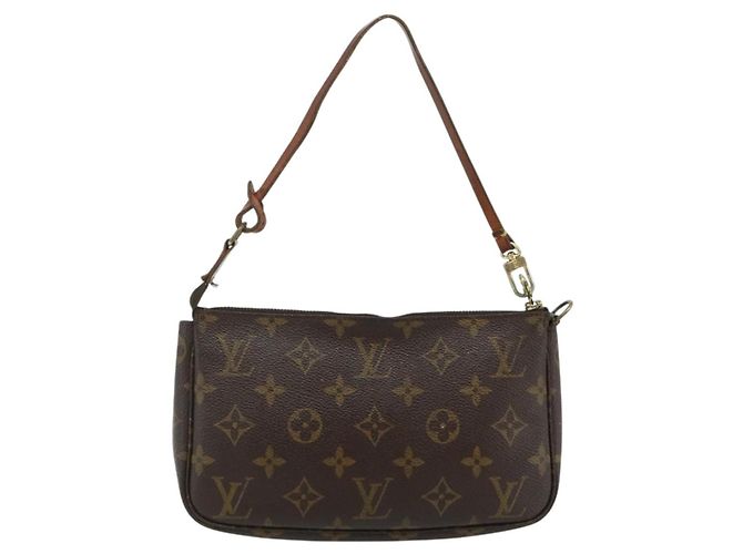 Louis Vuitton Pochette Accessoires NM Monogram Canvas medium Marrone - vista 2