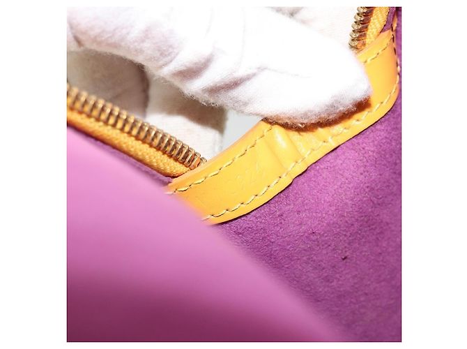Louis Vuitton Gobelins Epi Leather Giallo - vista 6