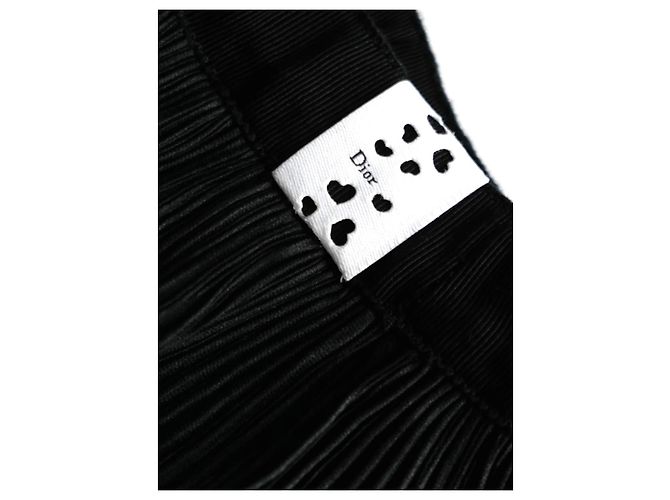 Christian Dior Girl Plisierter Rock, Schwarz, Gr. 10 - Ansicht 2