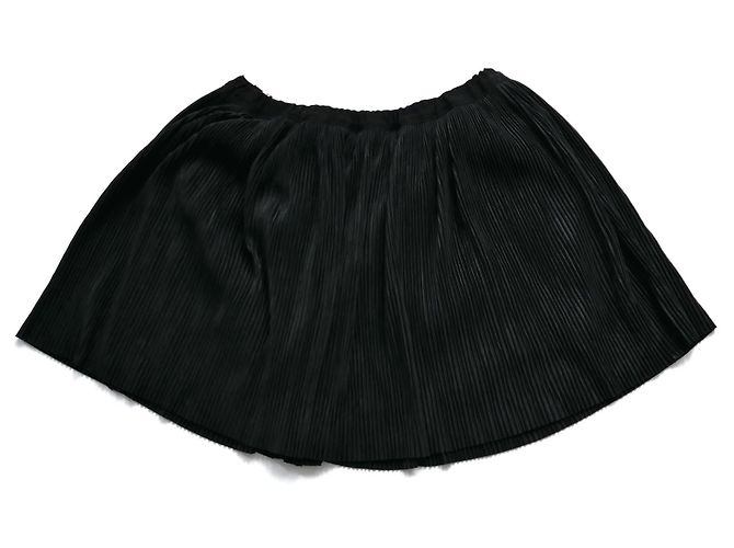 Christian Dior Girl Plisierter Rock, Schwarz, Gr. 10 - Ansicht 3