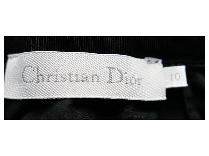 Christian Dior Girl Plisierter Rock, Schwarz, Gr. 10 - Ansicht 4