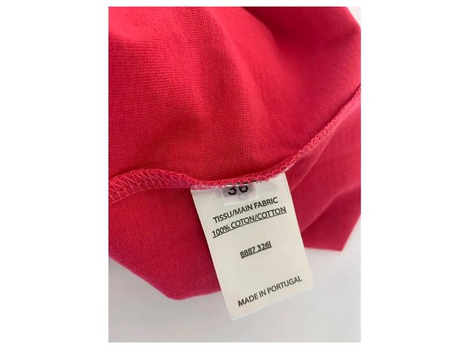 Canotta Balmain Paris Logo in Cotone - Rosa - vista 5