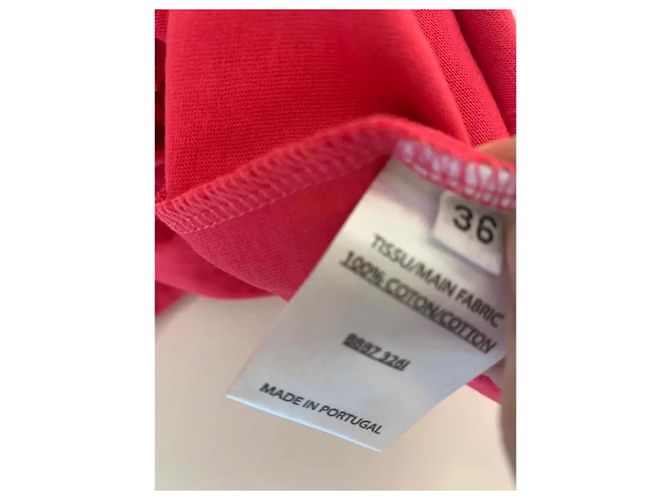 Canotta Balmain Paris Logo in Cotone - Rosa - vista 6