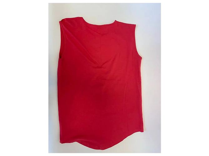 Canotta Balmain Paris Logo in Cotone - Rosa - vista 7