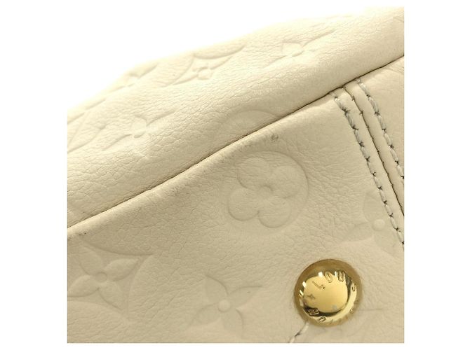 Borsa a Spalla Louis Vuitton Monogram Empreinte Artsy MM Bianco - vista 3