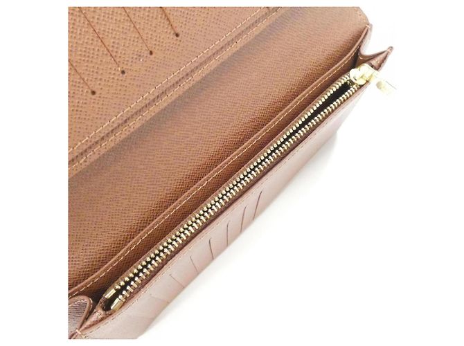 Cartera Louis Vuitton Monogram Brazza Castaño Monograma - vista 3